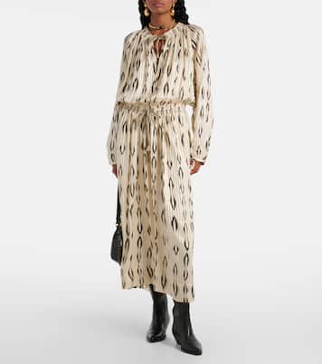 Abito lungo Sana in misto seta | Isabel Marant