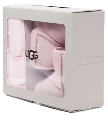 Bébé – Set bottes et couverture en cuir | UGG Kids