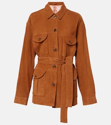 Viva Sahariana belted suede jacket | Blazé Milano
