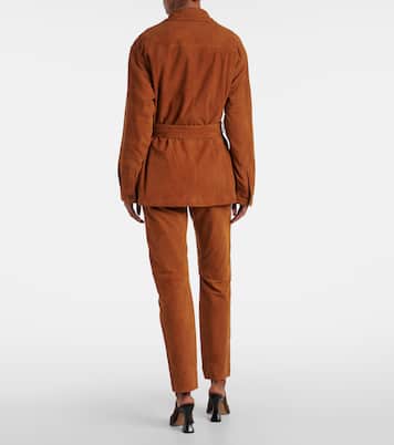 Viva Sahariana belted suede jacket | Blazé Milano
