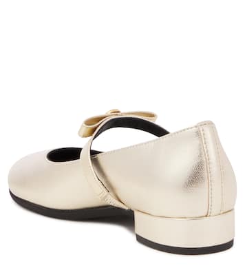 Leather ballet flats | Versace Kids
