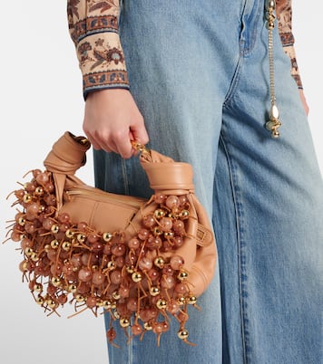 Verzierte Schultertasche Foam aus Leder | Zimmermann
