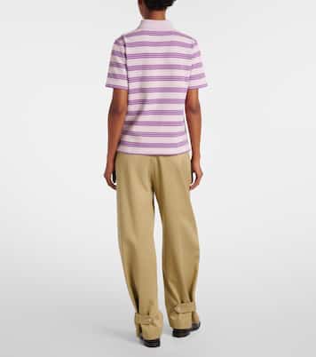 Icon Stripe cotton polo shirt | Burberry