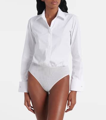Body Angora in popeline di misto cotone | Max Mara