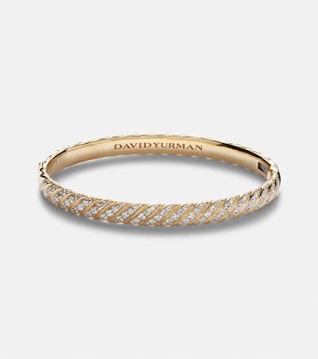 Bracelet Sculpted Cable en or 18 ct et diamants | David Yurman