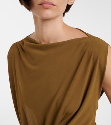 Draped crêpe jersey gown | Alex Perry