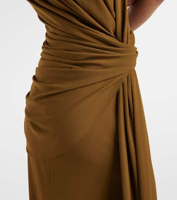 Draped crêpe jersey gown | Alex Perry