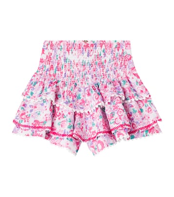 Alizee floral ruffled skirt | Poupette St Barth Kids