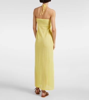 Abito lungo Mila con scollo all’americana | Melissa Odabash