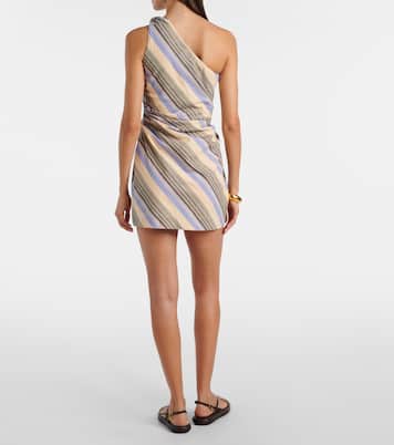 Marga cotton and linen minidress | Faithfull