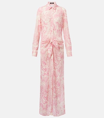 Robe chemise imprimée | Versace