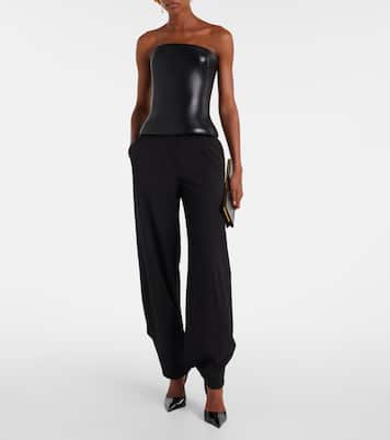 Molded 레더 코르셋 탑 | Jean Paul Gaultier