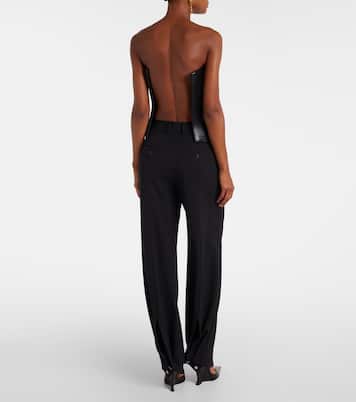 Molded 레더 코르셋 탑 | Jean Paul Gaultier