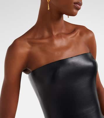 Molded 레더 코르셋 탑 | Jean Paul Gaultier