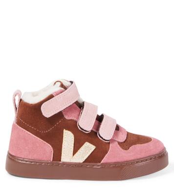 V-10 suede high-top sneakers | Veja Kids