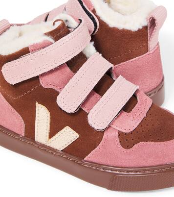 V-10 suede high-top sneakers | Veja Kids