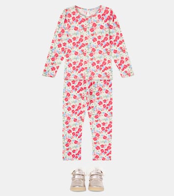 Babette floral cotton top and leggings set | Konges Sløjd