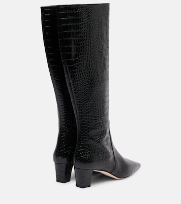Penelope leather knee-high boots | Manolo Blahnik