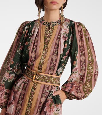 Vestido corto en mezcla de algodón floral | Farm Rio