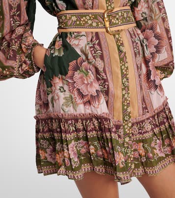 Vestido corto en mezcla de algodón floral | Farm Rio