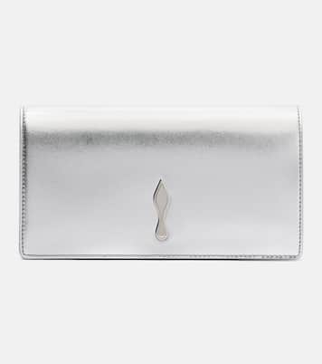 Bettina metallic leather clutch | Christian Louboutin
