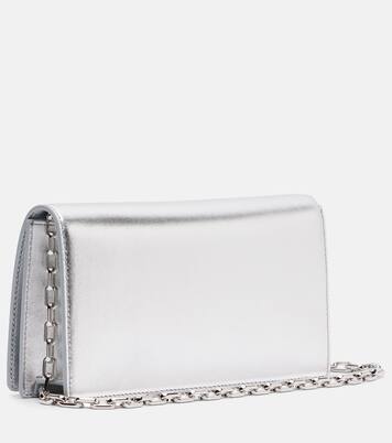 Bettina metallic leather clutch | Christian Louboutin