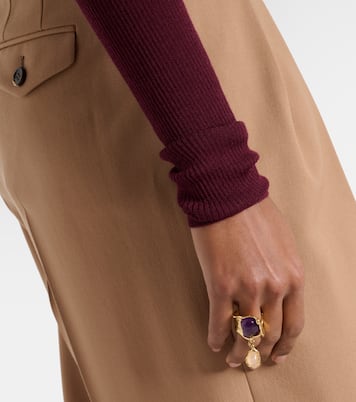 Chloé Flower Soul embellished ring | Chloé