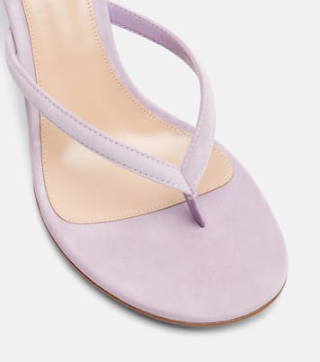 Calypso suede thong sandals | Gianvito Rossi