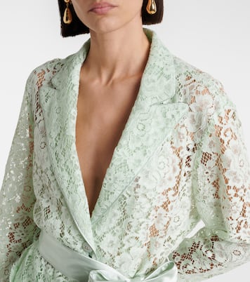 Belted lace blazer | Dolce&Gabbana
