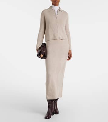 Mxpbombo argyle cashmere cardigan | Max Mara