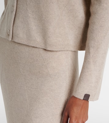 Mxpbombo argyle cashmere cardigan | Max Mara