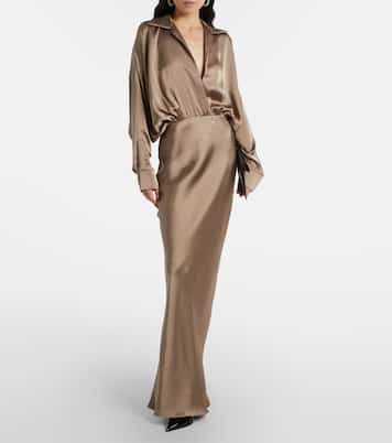 Robe aus Satin | Norma Kamali