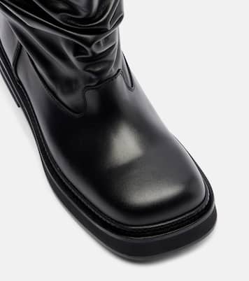 Passeggiata leather combat boots | The Attico