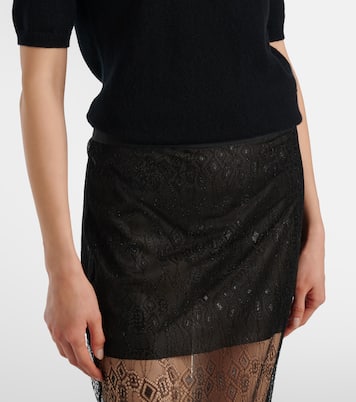 Alrose lace midi skirt | The Frankie Shop