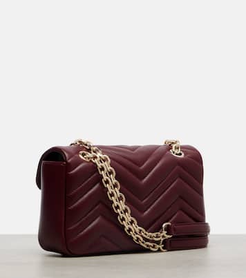 GG Marmont Small leather shoulder bag | Gucci