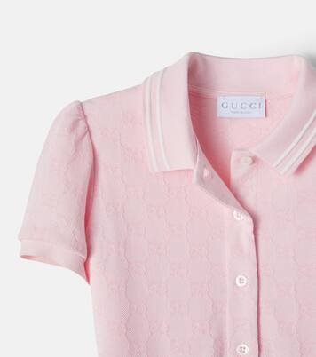 Polokleid GG aus Baumwoll-Piqué | Gucci Kids