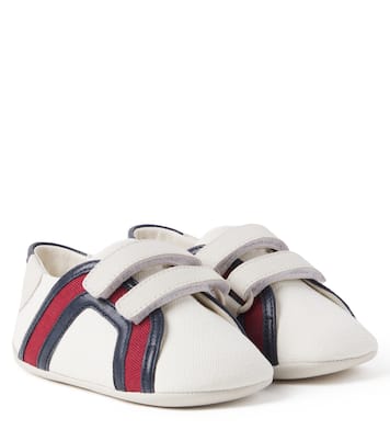 Bébé – Baskets en toile et daim | Gucci Kids