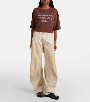 2006 distressed barrel-leg jeans | Acne Studios