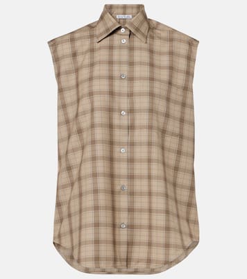 Checked wool shirt | Acne Studios