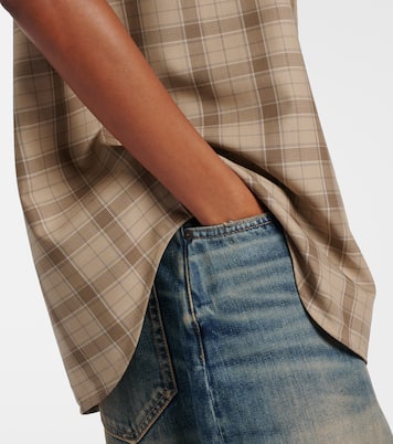 Checked wool shirt | Acne Studios