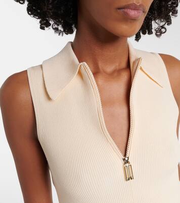 Mira ribbed-knit midi dress | Victoria Beckham