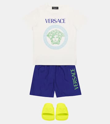 Short de bain à logo | Versace Kids