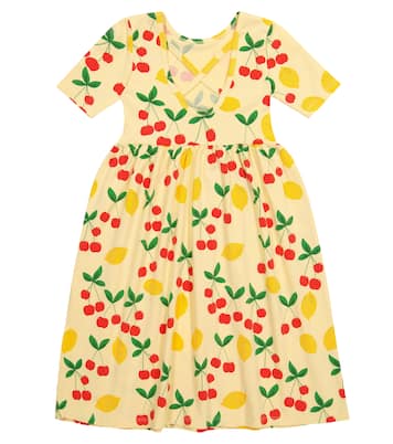 Cherry Lemonade stretch-cotton dress | Mini Rodini