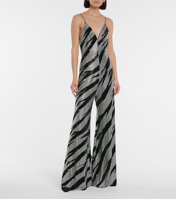 Mono de pierna ancha adornado | Alexandre Vauthier