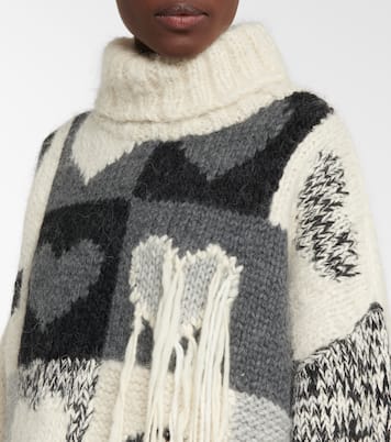 Jersey de mezcla de lana en intarsia | Joseph