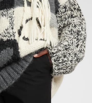 Jersey de mezcla de lana en intarsia | Joseph