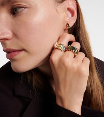 Bague Rainbow en or jaune 14 ct et topazes | Suzanne Kalan