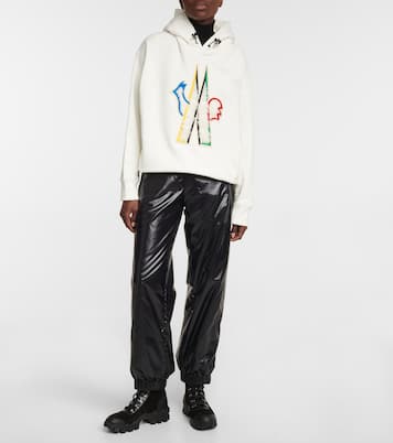 Sweat-shirt à capuche en coton à logo | Moncler Grenoble