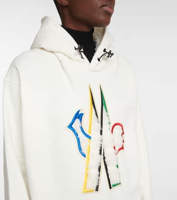 Sweat-shirt à capuche en coton à logo | Moncler Grenoble