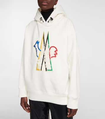 Sweat-shirt à capuche en coton à logo | Moncler Grenoble